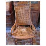 CANE BOTTOM ROCKING CHAIR ï¿½ NEEDS TLC