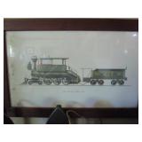 THE DAVIS CAMEL 1873 TRAIN PRINT