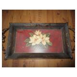PAINTED TOLE TRAY - HEAVY