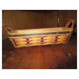 LONGABERGER BASKET ï¿½ RED WHITE & BLUE ï¿½ 2003