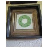 PAINTED FRAMED WREATH ï¿½ DB HATHORN