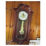 NICE CHIME WALL CLOCK WITH KEY - WORKS