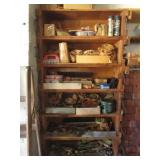 ALL CONTENTS OF SHELF ï¿½ NAILS, SCREWS, WEDGES,