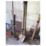 SHOVEL, HOMEMADE TAMP
