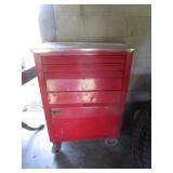 VINTAGE TOOL BOX, EMPTY, NO MAKER NAME