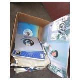 45 RECORDS AND CASSETTE TAPES