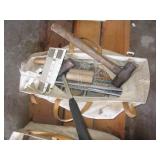 MASONRY TOOLS AND BAG