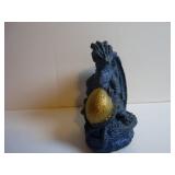VINTAGE METALLIA BLUE DRAGON WITH EGG