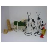 HORSE LEANING TOWER JEWELRY STANDS ASIAN DECOR