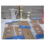 NEW SWITCH COVERS & CANDLE STICKS