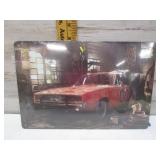 DUKES OF HAZZARD GENERAL LEE GARAGE SIGN