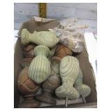 WOODEN BED POST & COAT PEGS