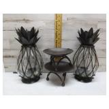 PINEAPPLE VOTIVES & CANDLE STANDS