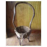 TWIG BASKET PLANT STAND