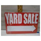 YARD SALE ARROW SIGN