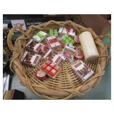 LARGE BASKET WITH CANDLE MELTS - NEW