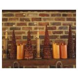 SPOOL LAMPS, CANDLES, & CHRISTMAS TREES