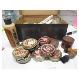 SHOE POLISH & BRUSHES
