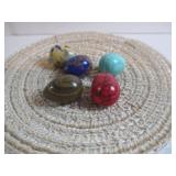 STONE EGGS FOR HEN ON A NEST DISHES