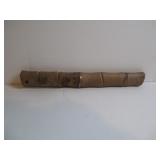 NEW FIXED BLADE STEEL BAMBOO KNIFE WITH SHEATH