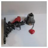 BEAUTIFUL CARDINAL FRONT PORCH BELL