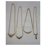 (4) Pretty Necklaces