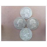 (4) Washington Quarters
