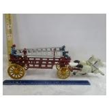 Cast Iron Fire Truck Wagon