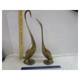 Retro Birds Brass over Chalk Ware