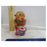 Tin Toy Wind Up Monkey