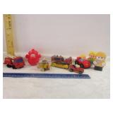 Fire Trucks, Tractor, & Weebles