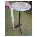 Marble Top Plant Stand - Pick up only