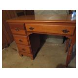 Maple Desk with 4 Drawers - Pick up only