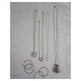 4 Beautiful Necklaces & 2 Pairs of Earrings
