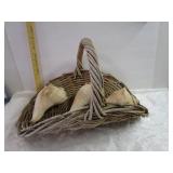 Gathering Basket with Sea Shells - Pick up only
