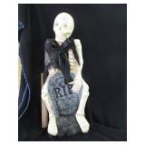 Resin Skeleton - Halloween Decor - pick up only