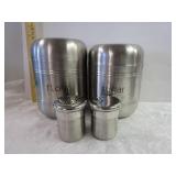 Stainless Flour, Sugar, & Salt and Pepper