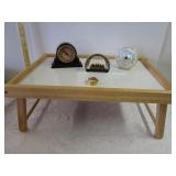 Lap Tray, Small Clocks, & More