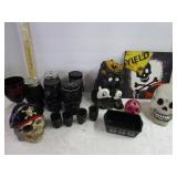 Halloween Decorations & Drinking Glasses