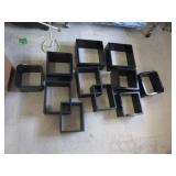 Box Style Wall Shelves & Towel Rack