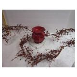 Candle Wax Warmer & Strand of Berries