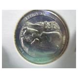 2017 P Effigy Mounds Iowa Quarter