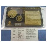 Lincoln & Double Eagle Layered Gold