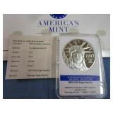 1997 Platinum $100 Eagle Replica