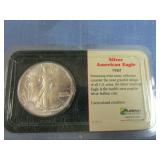 1987 UNC Silver Eagle