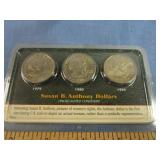 Susan B Anthony Dollars UNC