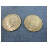 2 1968 Kennedy Halves 40%