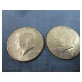 1967 40% Kennedy Half Dollars