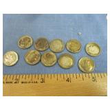 10 Silver Roosevelt Dimes