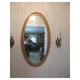 Entry Oval Mirror - pick up only - no holding